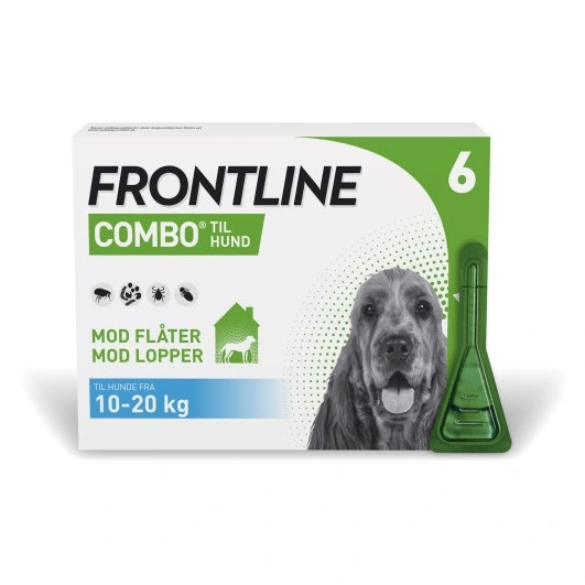 Frontline Combo 6x1,34ml til hund 10-20 kg